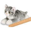 Plush Stuffed Gray Tabby Cat Lil' Socks