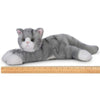 Plush Stuffed Gray Tabby Cat Socks