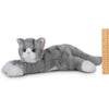 Plush Stuffed Gray Tabby Cat Socks