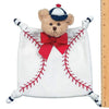 Plush Stuffed Animal Lovey Security Blanket Wee Lil' Sluggler Baseball Blankie - 4 Pack