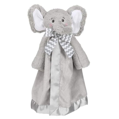 Picture of Plush Stuffed Animal Security Blanket Lil' Spout Gray Elephant Snuggler
