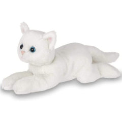 Plush Stuffed Animal White Cat Lil' Muffin
