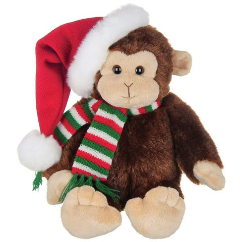Picture of Plush Stuffed Christmas Monkey Nicky