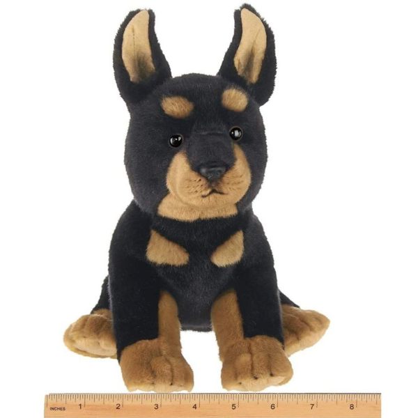 Doberman Pinscher Toy Stuffed Dog Cute Animal Dog Plush Toy Dog