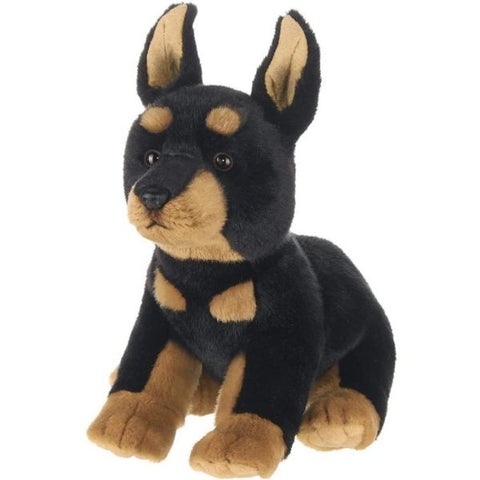Picture of Plush Stuffed Doberman Pinscher Puppy Dog Thor