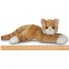 Plush Stuffed Light Brownish Orange Striped Cat Tabby