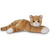 Plush Stuffed Light Brownish Orange Striped Cat Tabby