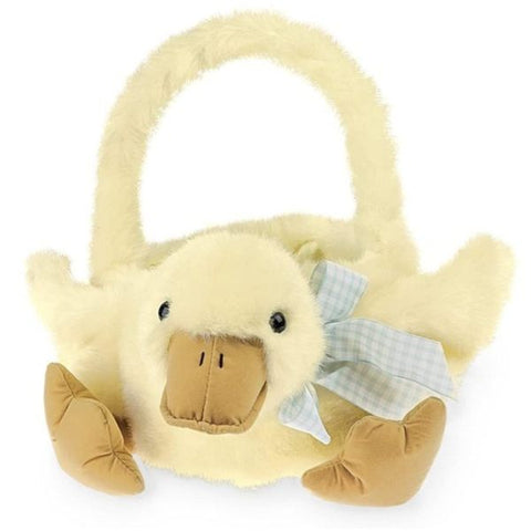 Picture of Plush Yellow Duck Quack Basket