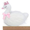 Princess Grace Plush Stuffed Swan with Crown