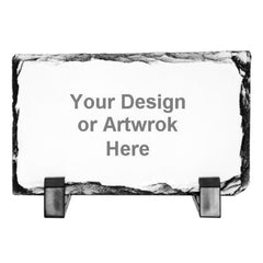 Rectangular Stone Photo Slates with Your Own Design