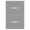 Two Photos Printed on Rectangular Stone Slates