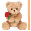 Remington Plush Stuffed Teddy Bear with Rose