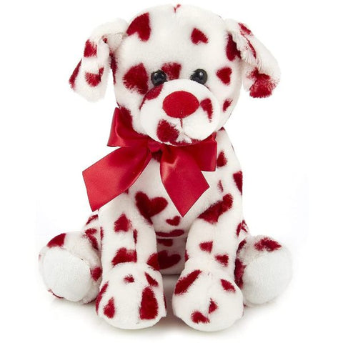 Picture of Romantic Rover Plush Stuffed Animal Puppy Dog with Hearts