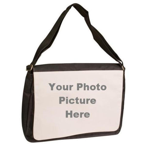 Picture of Black Shoulder Bag with Photo Picture Front Flap