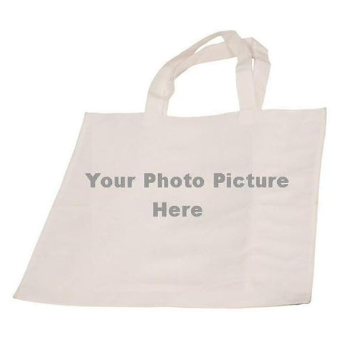 Picture of White Canvas Tote Bag for Your Picture
