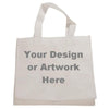 White Canvas 6" Gusset Gift Bag with Your Own Design