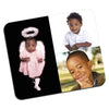 Three Photos Collage Fabric Mouse Pad