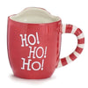 Santa with Pouch for Cookie 19 oz. Ceramic Mugs - 6 Pack