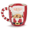 Santa with Pouch for Cookie 19 oz. Ceramic Mug