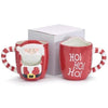 Santa with Pouch for Cookie 19 oz. Ceramic Mugs - 6 Pack