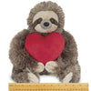 Simon Love Plush Stuffed Animal Three Toed Sloth Holding Heart