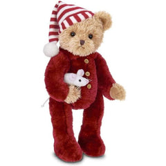 Sleepy & Squeek Christmas Plush Teddy Bear and Mouse