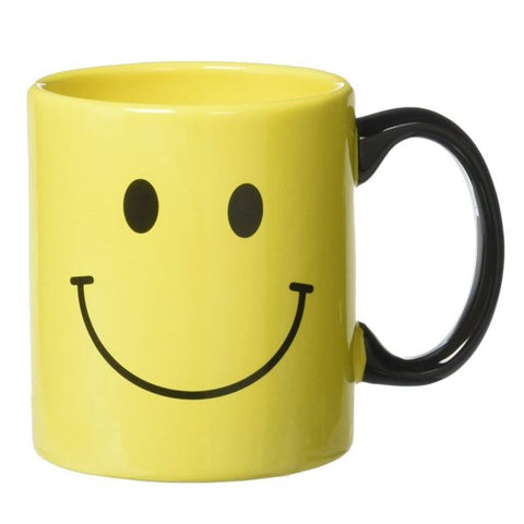 Picture of Smiley Face 12 oz. Ceramic Coffee Mugs - 4 Pack