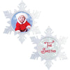Snowflake Photo Ornaments - 12 Pack
