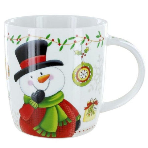Picture of 12 oz. Snowman Christmas Mugs - 6 Pack