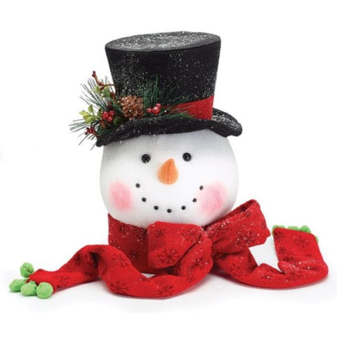 Picture of Snowman Head Christmas Tree Topper - Pack of 2