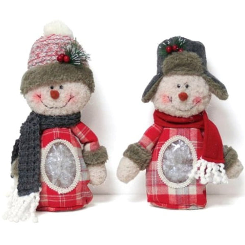 Picture of Snowman Plush Candy Bags