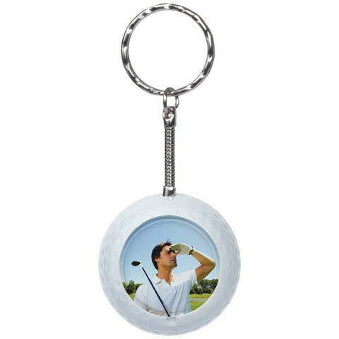 Picture of Golf Photo Snap-in Keychains - 12 Pack