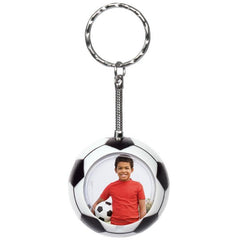 Soccer Photo Snap-in Keychains - 12 Pack
