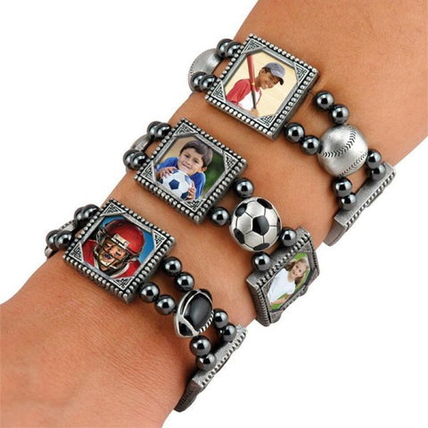 Picture of Sports Photo Charm Bracelets