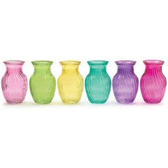 Spring Swirl Glass Vases - 12 Pack