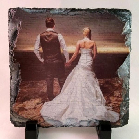 Picture of Photo Art Wall Printing on Square Stone Slates