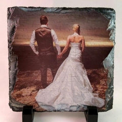 Photo Art Wall Printing on Square Stone Slates