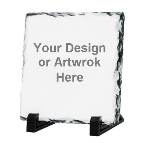 Picture of Square Stone Photo Slates with Your Own Design