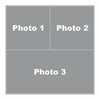 Three Photos Printed on Square Stone Slates