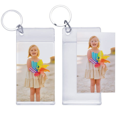 Picture of Standard Slip-in Photo Keychains - 12 Pack