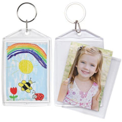 Standard Snap-in Photo Keychains - 12 Pack