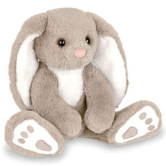 Taupe and White Plush Bunny Rabbit Boomer