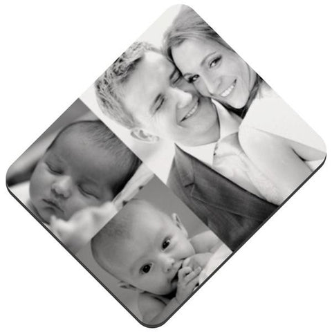 Picture of Three Photos Collage Fabric Mouse Pad