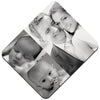 Three Photos Collage Fabric Mouse Pad