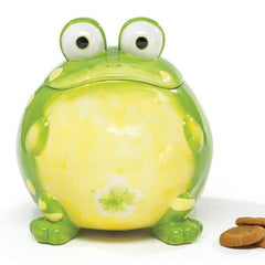 Toby the Toad Frog Cookie Jar
