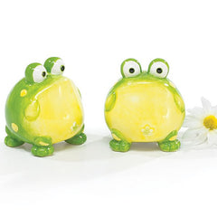 Toby the Toad Frog Salt and Pepper Shaker Set - Pack of 2 Sets