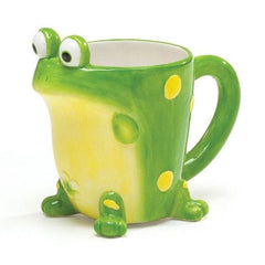 Toby the Toad Frog Coffee Mug Tea Cup - 4 Pack