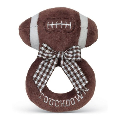 Picture of Touchdown Plush Football Ring Rattles - 6 Pack