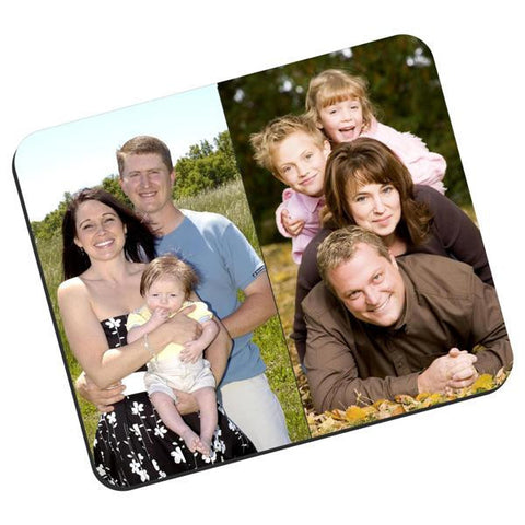 Picture of Two Photos Collage Fabric Mouse pad