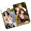 Two Photos Collage Fabric Mouse pad